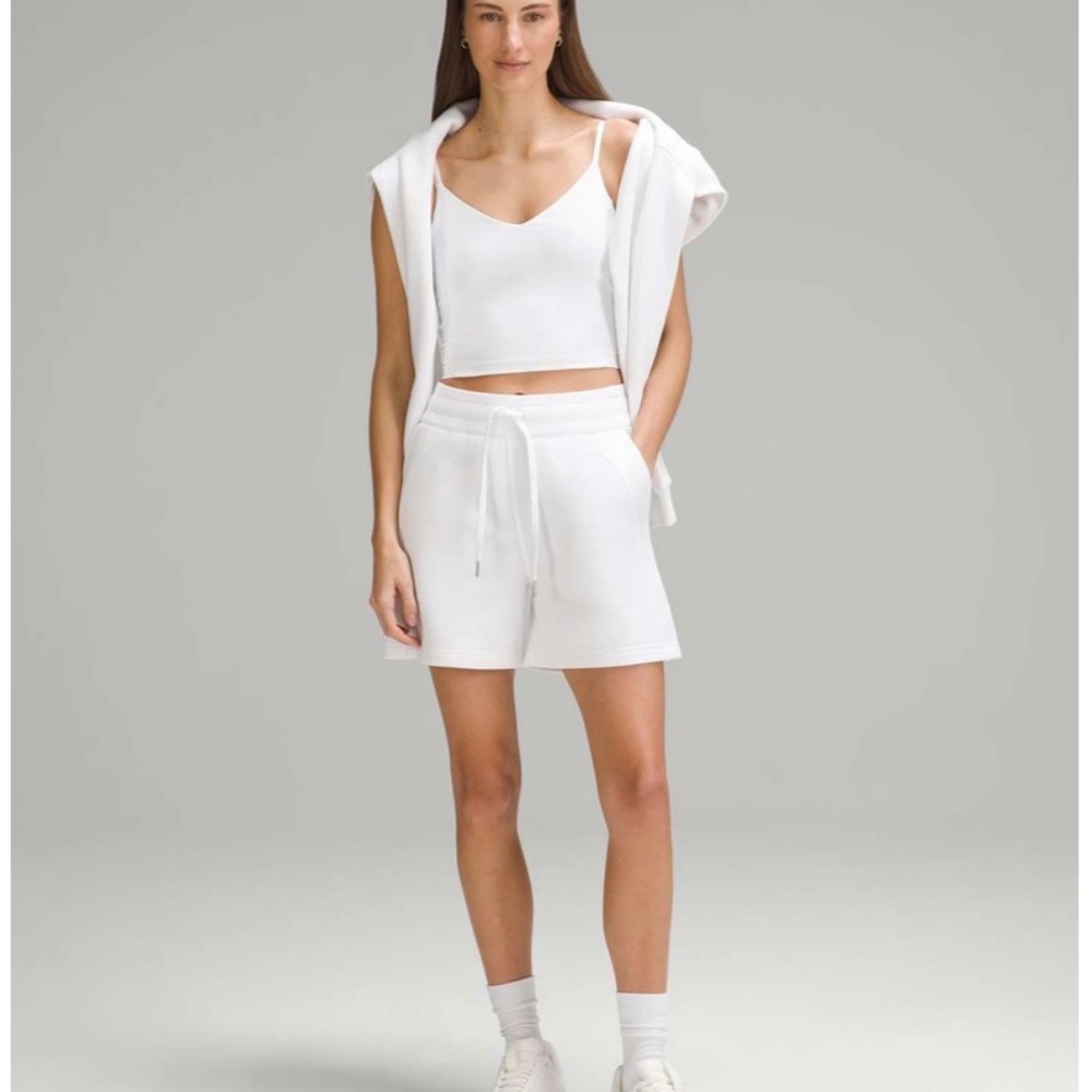 Lululemon Scuba High-Rise Short 5" White